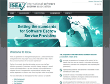 Tablet Screenshot of internationalsoftwareescrow.com